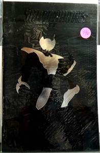 lot 196 image: FIRST EDITION - SHADOWHAWK II #1 FOIL  EMBOSSED IMAGE 1993