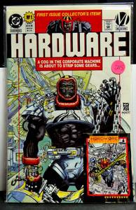 lot 215 image: FIRST EDITION - Hardware #1 (Apr 1993, DC) 1st Appearance Hardware WITH COLLECTORS CARD $12
