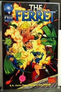 lot 221 image: The Ferret #4 - 2nd Series - Cover A - Malibu Comics - 1993 - Comic Book