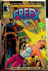lot 246 image: 1993 MALIBU COMICS ULTRAVERSE FREEX #4 (UNREAD) NEAR MINT  40 PAGE SPECIAL FLIP BOOK RUNE