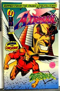 lot 254 image: FIRST EDITION - Airman #1 (January 1993) Malibu comic - $6