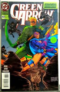 lot 261 image: Green Arrow 83 1st Series DC 1994 NM Huntress Chuck Dixon Ninja NEWSTAND EDITION