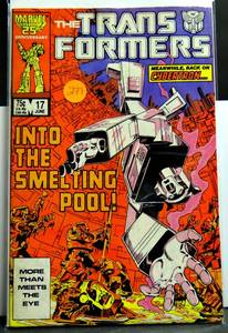 lot 277 image: VINTAGE Transformers G1 Comic Return to Cybertron Part 1 Issue #17 1986 Marvel