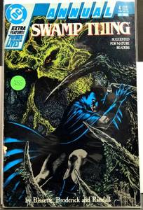 lot 285 image: SWAMP THING V2 ANNUAL #4 - DC, 1988 - BATMAN appearance