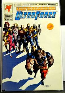 lot 286 image: Ultraforce #2 vfnm George Perez 1994 Ultraverse Malibu Comics - $8