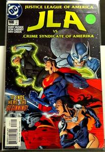 lot 288 image: JLA #108 - JUSTICE LEAGUE VS CRIME SYNDICATE 2005 DC Comics vfnm