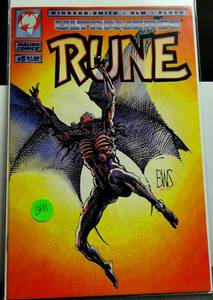 lot 291 image: Rune #5 Barry Windsor-Smith BWS 1994 Ultraverse Malibu Comics