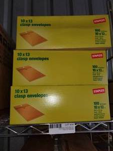 lot 34 image: OFFICE SUPPLIES ENEVELOPES