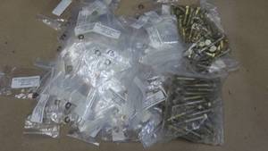 lot 44 image: Large Lot of Hex Head Bolts & Lock Washers
