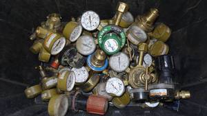 lot 61 image: Large Lot of Regulators