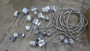 lot 27 image: Lot of IntelliVolt SmartMate Programmed-Start Electronic Ballasts w Connectors & Flex Conduit