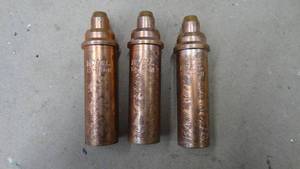 lot 196 image: Lot of 3 Victor, Bulldog HC 1100C Series Scrap Cutting Tips, 0330-0507 12-HDN