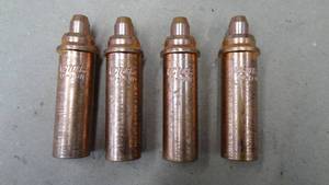 lot 197 image: Lot of 3 Victor, Bulldog HC 1100C Series Scrap Cutting Tips, 0330-0507 10-HDN