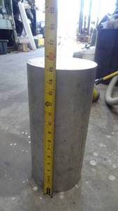 lot 203 image: Solid Rolled Aluminum, VERY HEAVY, 15 x 7