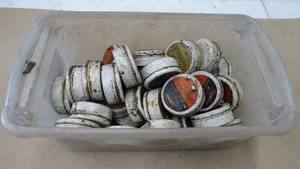 lot 205 image: Lot of Solder Flux, Over 35 cans