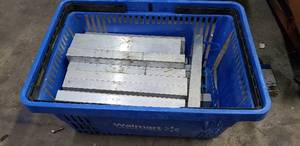lot 67 image: Large Lot of Solid Aluminum Bar Stock, HEAVY