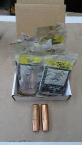 lot 189 image: Lot of 10 2-Packs, Tweco EL22CT-62 MIG Nozzles (20 Total)