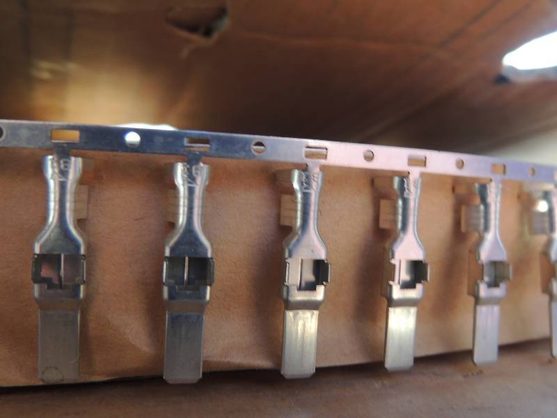 lot 191 image: WIRE CONNECTORS blade male terminals - qty 1000 - p...
