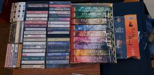 lot 85 image: Assorted Cassettes and VHS movies, Optimus Dual Cassette Player