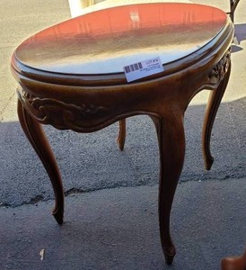 lot 14 image: Wooden Side Table