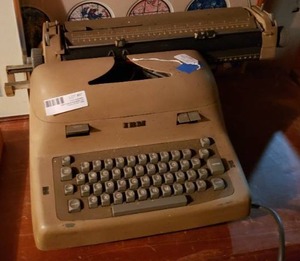 lot 97 image: Antique IBM Typewriter