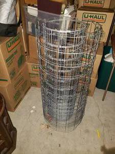 lot 107 image: Roll of Wire Mesh Fencing, Approx. 4Ft. x 50 Feet
