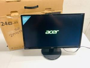lot 3 image: Acer 24 Computer Monitor 1080P (Tested and working, includes power cable)