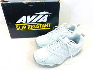 lot 9 image: AVI Union II Worker Shoes for Men - White - Size 12 (NEW)