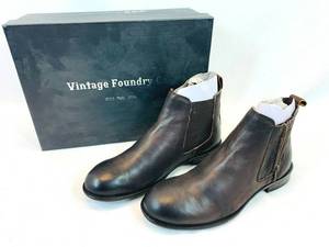 lot 13 image: Vintage Foundry Co NYG Liam VF1200 Mens Boots  Shoes Black Size 7.5 (NEW)