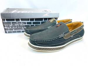lot 15 image: Frenchic Dacio 09 Dress Shoes for Men - Slip On - Gray Size 9 (NEW)