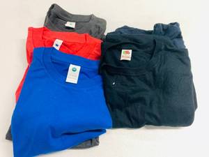 lot 22 image: 5 pack assorted T-Shirts 100% Cotton