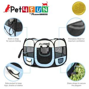 lot 120 image: Pet4Fun Pet Playpen