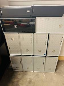 lot 140 image: Empty Computer Cases Lot