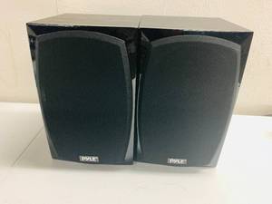 lot 154 image: Pyle Book Shelf Speakers