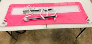 lot 161 image: Bed Rail for Kids Bed - Pink