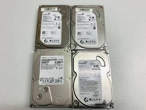 lot 194 image: Seagate 500GB (3) and Hitachi 640GB (1) Computer Hard Drives - 4 Units