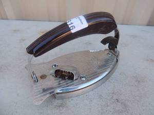lot 316 image: Metal iron with handle and power cord KLM gadabout Knapp monarch 400 watts
