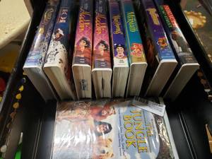 lot 86 image: Disney VHS Movies and Many More Movies as Shown