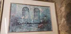 lot 53 image: Balcony Print 31x41 Approx.