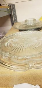 lot 12 image: Glass Platters