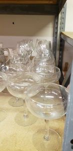 lot 35 image: Wine and Bourbon Stemmed Glasses