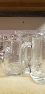lot 36 image: Glass Handled Mugs