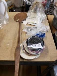 lot 103 image: Nut Crackers, Copper Slotted Spoon and more