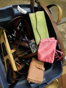 lot 137 image: Box of Purses and Belts