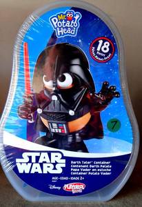 lot 7 image: Playskool Mr. Potato Head Star Wars Darth Tater Toy 18 Pc - NIB RETAIL $44.95