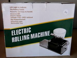 lot 26 image: Electric Cigarette Rolling Machine Automatic Tobacco Roller Machine Electric Injector Machine Maker Size for King Size (84mm) Tubes-for 8mm Diameter Tube - AMAZON PRICE $59.95