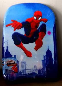 lot 45 image: SPIDERMAN WATER KICK BOARD - NEW AND SEALED - $15.95