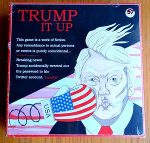 lot 57 image: Trump It Up The Board Game for 3 - 7 Players Avoid Stupid Scandals - SEALED - $17.99