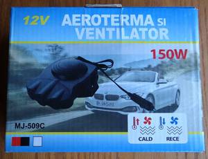 lot 70 image: Aeroterma Ventilator 12V 150W Car Heater and Window Defroster - NIB - EBAY $18-$25