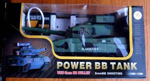 lot 75 image: Liberty RC Power BB Tank Radio Remote Control Military Army - NEW - EBAY $25.60